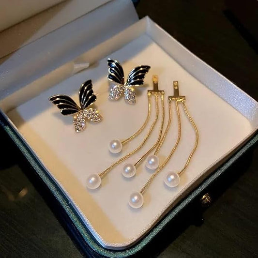 Korean Style Butterfly Earrings Women Girls