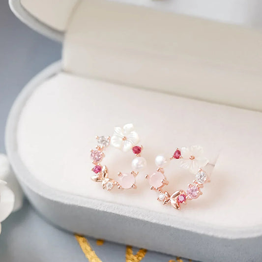 Diamond Shaped Studs Earrings