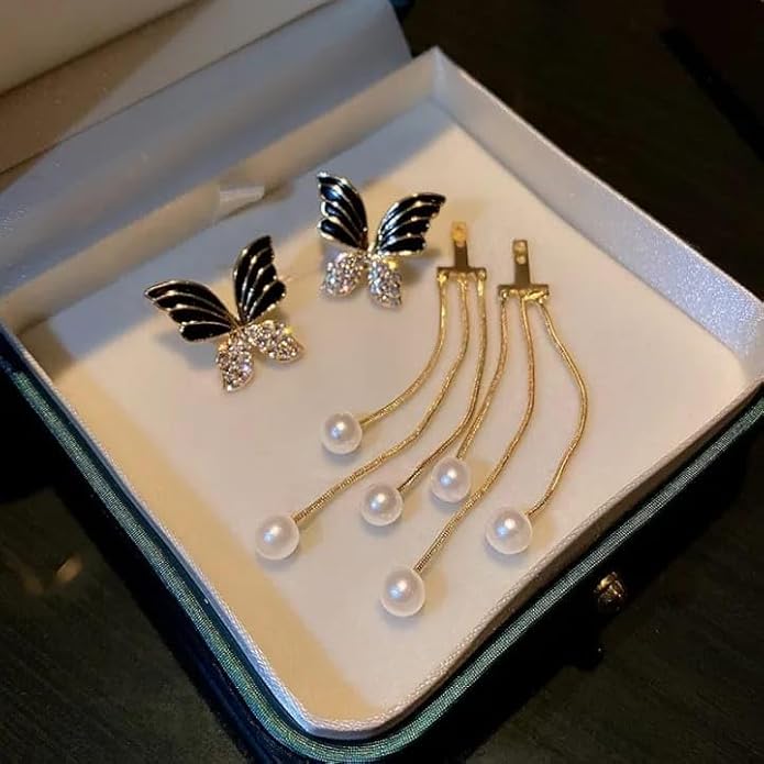 Korean Style Butterfly Earrings Women Girls