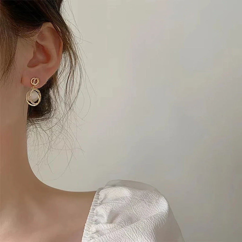 Trendy Contemporary Stud Earrings Stylish Look for Women