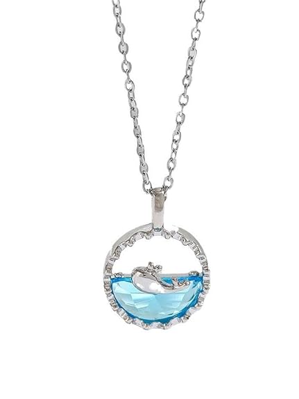 Dolphin Pendant Chain – Trendy Necklace for Girls & Women
