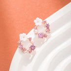 Diamond Shaped Studs Earrings