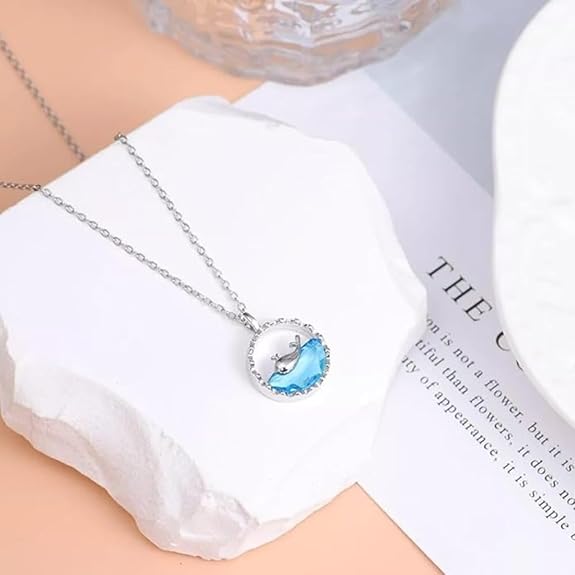 Dolphin Pendant Chain – Trendy Necklace for Girls & Women