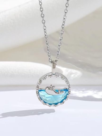 Dolphin Pendant Chain – Trendy Necklace for Girls & Women