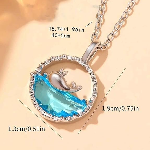 Dolphin Pendant Chain – Trendy Necklace for Girls & Women