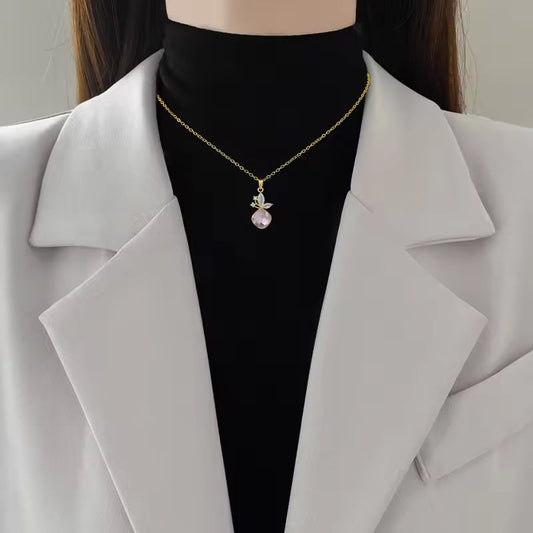 Stylish Gold Plated Knot Pattern Necklace – Anti-Tarnish Finish